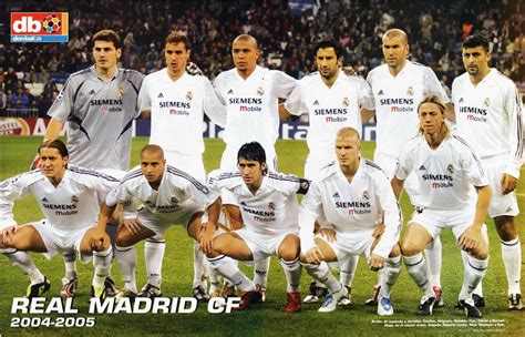 Plantilla Real Madrid 2004